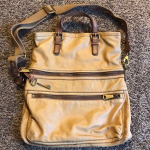 Fossil leather bag